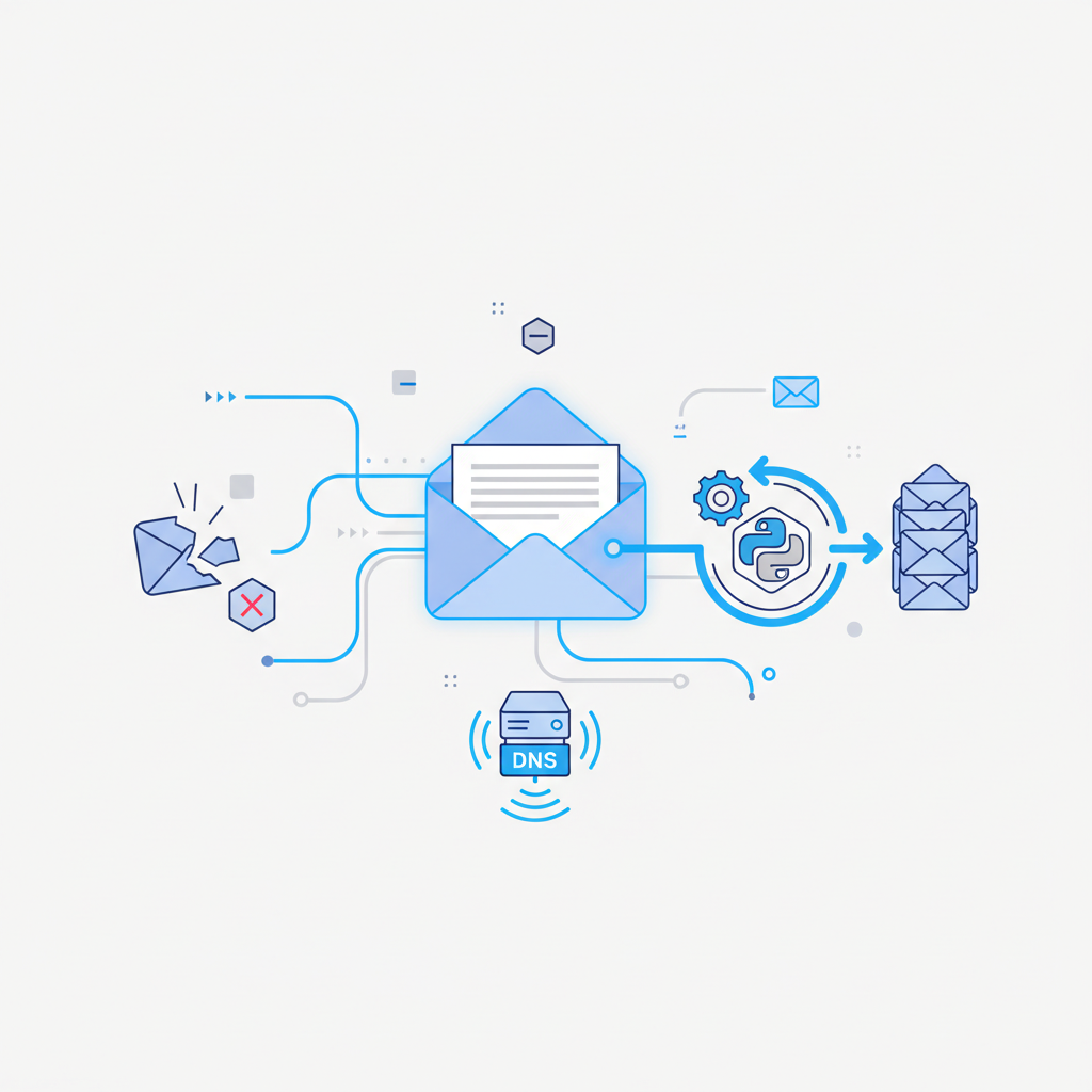 Email Validation in Python with `dnspython` — illustration